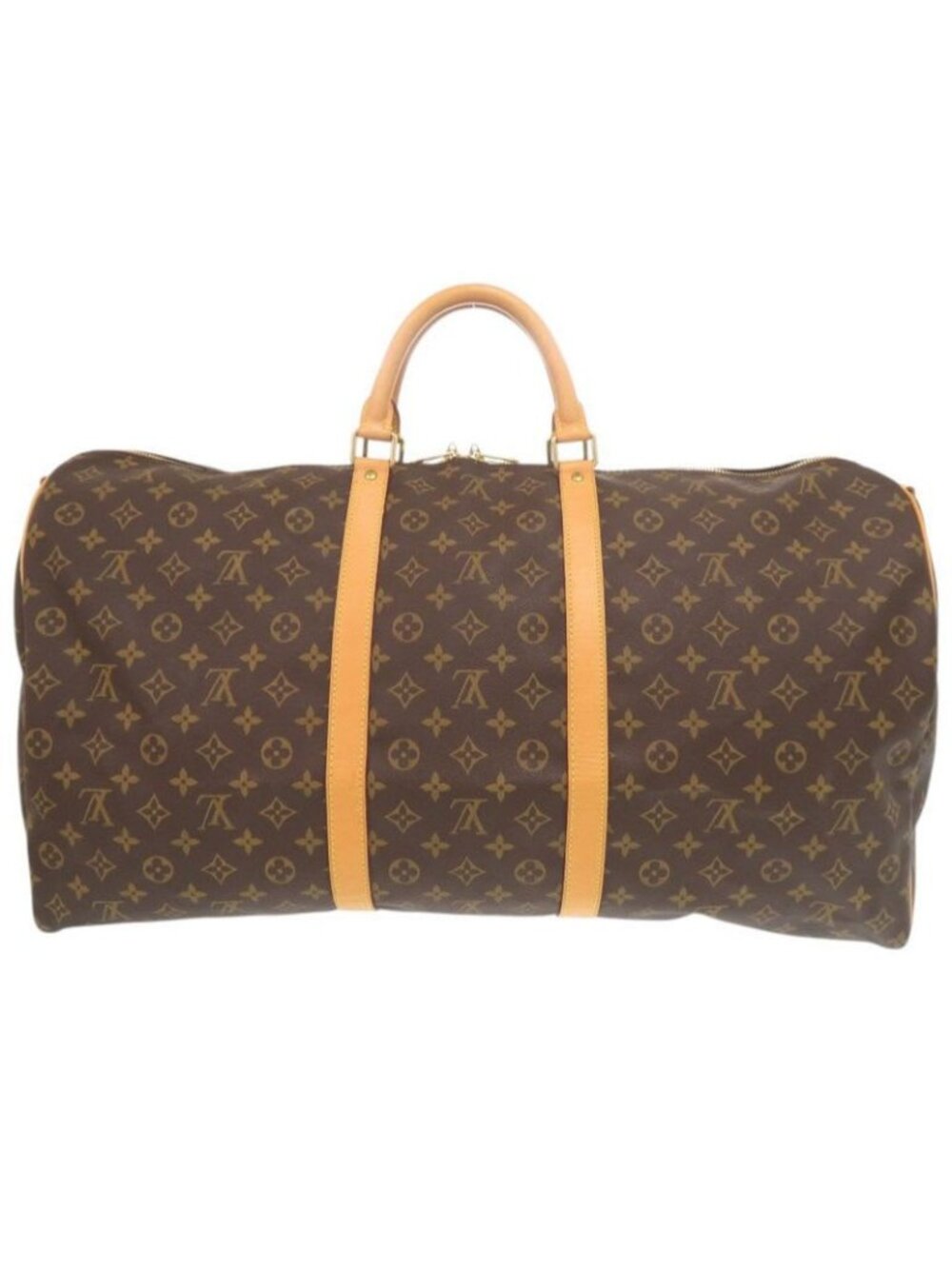 Louis Vuitton Keepall Bandouliere 60 Monogram Brown Boston Bag 0950 - Picture 2 of 10